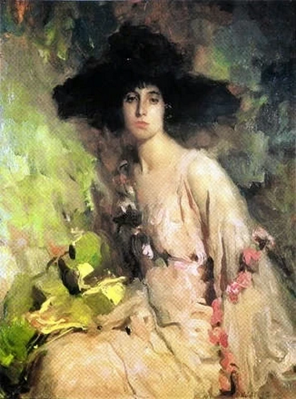 Donna con cappello